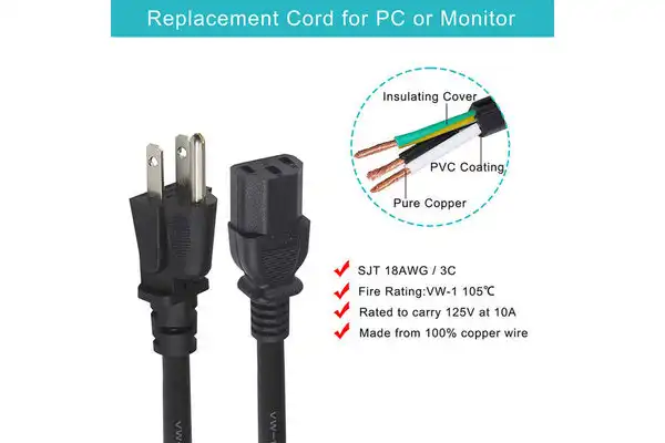 Best C13 to 5-15P Power Cords for Server Rooms